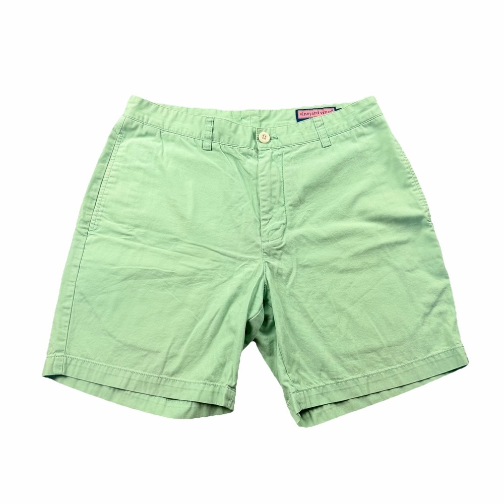 Vineyard Vines Chino Shorts Men 32 Mint Green Cotton Preppy Casual